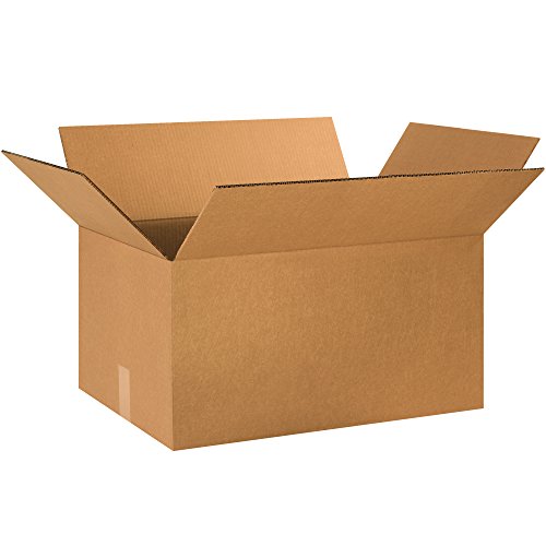 Box USA BHD241612DW Double Wall Boxes, 24"L x 16"W x 12"H, Kraft (Pack of 10) - style: Double Wall