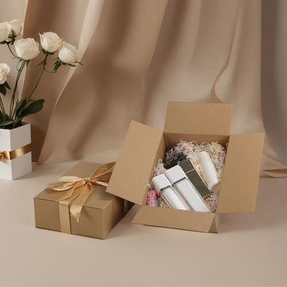 CRUGLA 40 Packs 10x7x3 Shipping Boxes for Small Business, Corrugated Cardboard Boxes Bulk for Shipping Packing Mailing - size: 10x7x3 Inch