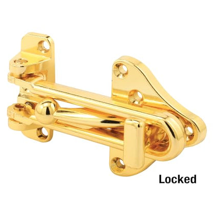 Prime-Line U 11315 Swing Bar Door Guard, Brass Finish - color: Brass