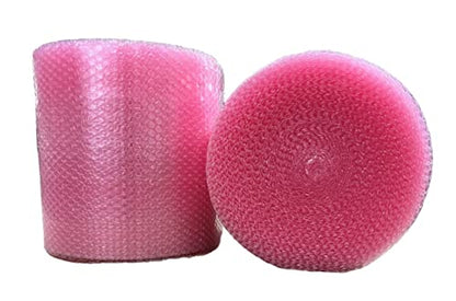 3/16" Small Bubble Cushioning Wrap Anti-Static Roll 350'x 12" Wide 350FT 12" Pink - size: 350 Feet x 12 Inches