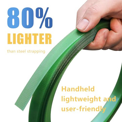 3/4"x.036"x2900ft Embossed Polyester (PET) Strapping Roll of 16"x6" Core Size 2000lbs Break Strength - size: 3/4"x2950'