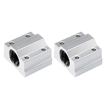 uxcell SCS10UU Linear Ball Bearing Slide Block Units, 10mm Bore Dia (Pack of 2) - size: 10mm