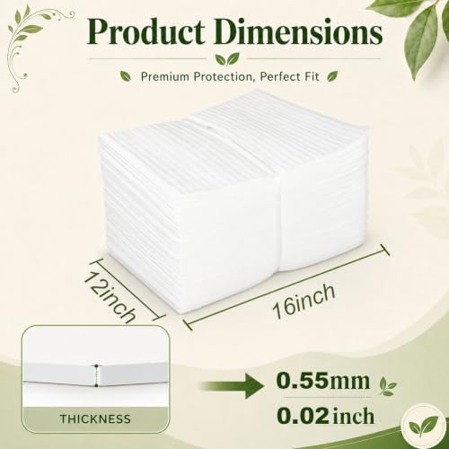 100 Pack Packing Foam Pouches, 12'' x16'' Large Exctra Cushion Foam Wrap - size: 12X16IN-100PCS