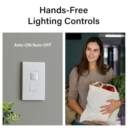 Legrand Radiant Occupancy Sensor Switch, Single Pole, Tri Color 1 Pack
