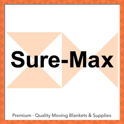 Sure-Max Premium Carton Packing Tape 2.0 mil 165 Feet (55 Yards) - Clear - 6 Rolls