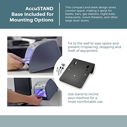 AccuBANKER LED420 Cash and Card Detector with AccuSTAND - style: Stand Bundle
