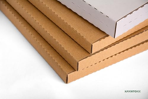 Vinyl Record LP Mailer, 12.8x12.8x1 inch Shipping Boxes, 20 Pack - size: 20 Pack