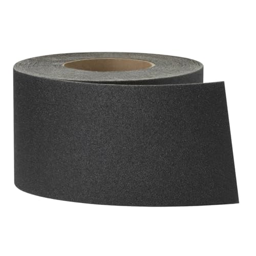 3M Safety-Walk Heavy Duty Anti Slip Tape, 4 in x 60 ft, Black Slip-Resistant Tread for Stairs, Steps, Ladders - Adheres Without Wrinkling, Curling or Lifting, Easy Application, 2-Pack - size: 4 Inch (Pack of 2)
