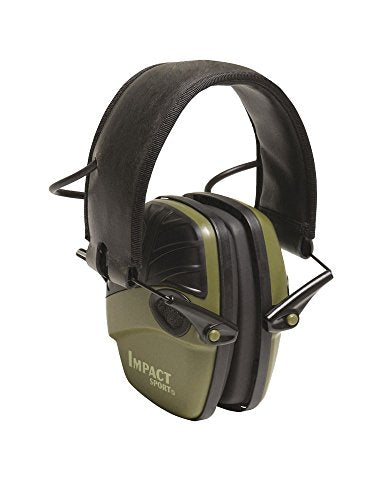 Howard Leight by Honeywell R-01526, Impact Sport Earmuffs, Olive Drab Green. - color: Green, size: Medium