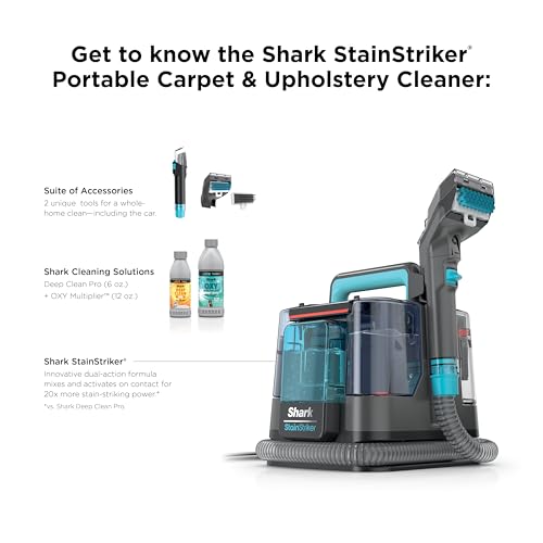 Shark StainStriker Portable Spot & Stain Cleaner, 2 Tools, PX221BRN - style: StainStriker + 2 Tools