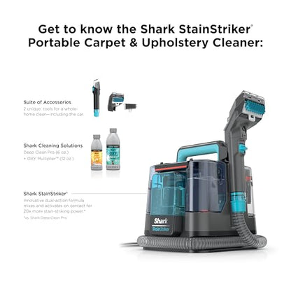 Shark StainStriker Portable Spot & Stain Cleaner, 2 Tools, PX221BRN - style: StainStriker + 2 Tools