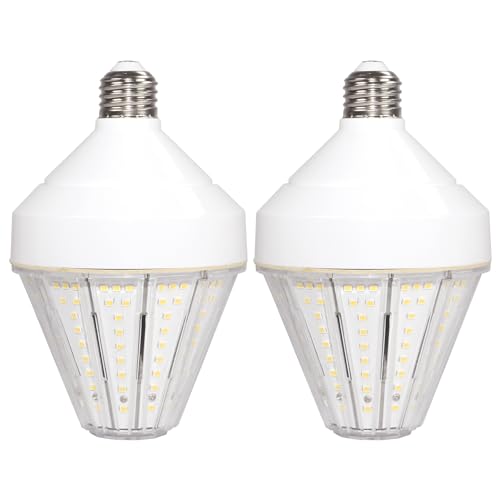 GT-Lite 2 Pack 10400 Lumen LED Corn Cob Light Bulb, Uses 40W - size: 2 Pack, style: 5200 Lumen