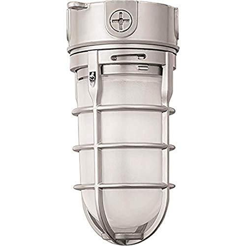 Lithonia Lighting OVT LED P1 40K 120 DNA M6 Vapor Tight Ceiling Mount Outdoor Light, 4.25-Inch, Gray - size: 4.25-Inch, style: Ceiling Mount