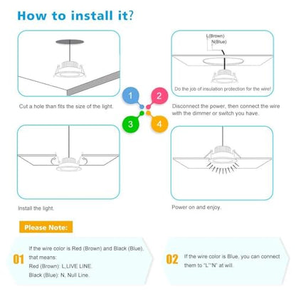 2 Inch LED Downlight, Recessed Lighting Dimmable Ceiling Light, 3W, 2700K Ultra Warm White, CRI80 with LED Driver(35W Halogen Equivalent), 1 Pack - color: Ultra Warm White, size: White/1 Pack