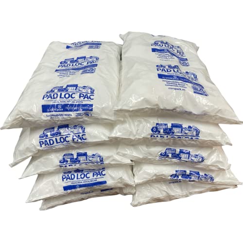 Bubblefast! presents Storopack's PAD LOC Cushioning Pads-Packing Peanuts in a Bag (12 x 18 x 2) - size: 12 x 18 x 2