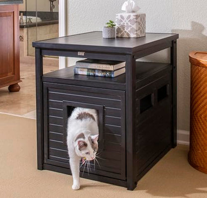New Age Pet® ECOFLEX® Litter Loo® Enclosure, Jumbo, Black - color: Black, size: Jumbo