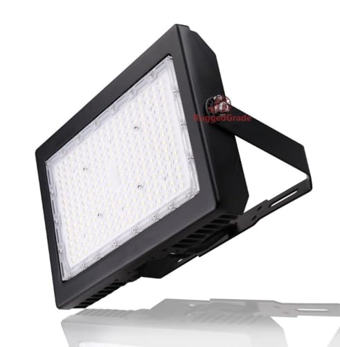 RuggedGrade 200W Kivo Series LED Flood & Area, Security Lighting - color: Black - 5000K, size: 200W–Flood Mount–Kivo