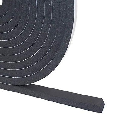 DGSL Foam Weather Stripping, 1/2" x1/8", 16.5Ft Door Window Seal Tape - size: 1/2In x 3/8In x 16.5Ft