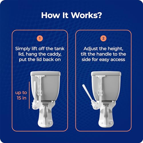 Squatty Potty Invisibrush Hidden Toilet Brush with Holder