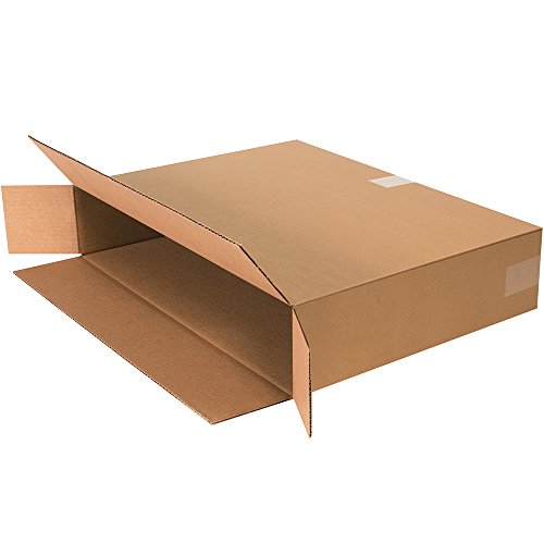 BOX USA Side Loading Shipping Boxes Medium 24"L x 5"W x 18"H 25-Pack - Corrugated Cardboard Box for Moving, Mailing, Packing, Packaging and Storage