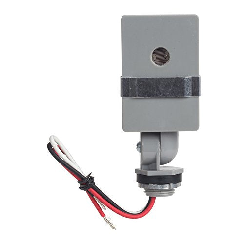 nsi Industries TORK RKP203 Outdoor 120-Volt Swivel Mount Photocontrol with Light Adjustment Bar - Controls Lighting Dusk to Dawn - Compatible with Incandescent/Compact Fluorescent/Halogen/LED
