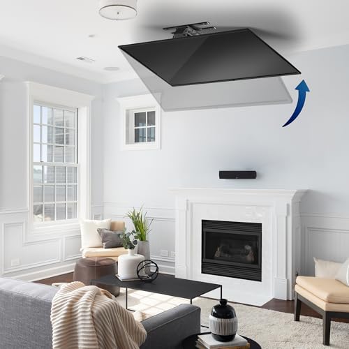VIVO Swivel Electric Ceiling TV Mount, 37 to 70 in Screens, MOUNT-E-FD75C-S - color: Black, size: 37-70" TVs
