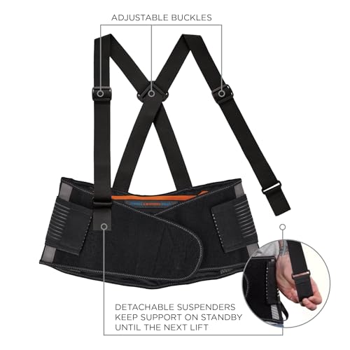 Ergodyne Proflex 1675 Back Support Brace Belt with Warming and Cooling Pack - size: Medium