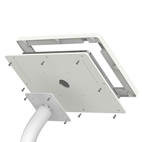 VidaMount White Enclosure and Floor Stand [Bundle] Compatible with Microsoft Surface Pro 7+, Pro 7, Pro 6, Pro 5, Pro 4 - color: White, size: Surface Pro 7+, Pro 7, Pro 6, Pro 5, Pro 4