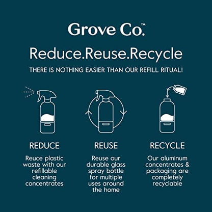 Grove Co. Multi-Purpose Cleaner Refills, 6 x 1fl oz, Orange & Rosemary - size: 1 Fl Oz (Pack of 6)