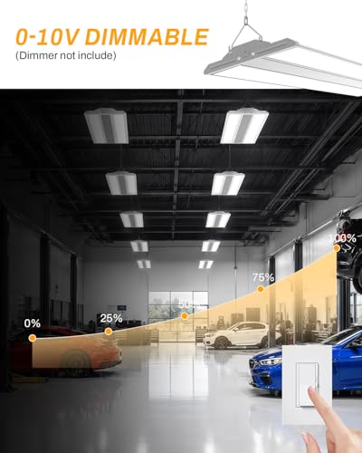 High Bay LED Shop Lights 10 Pack, Switchable 400W/320W/240W & 4000K/5000K