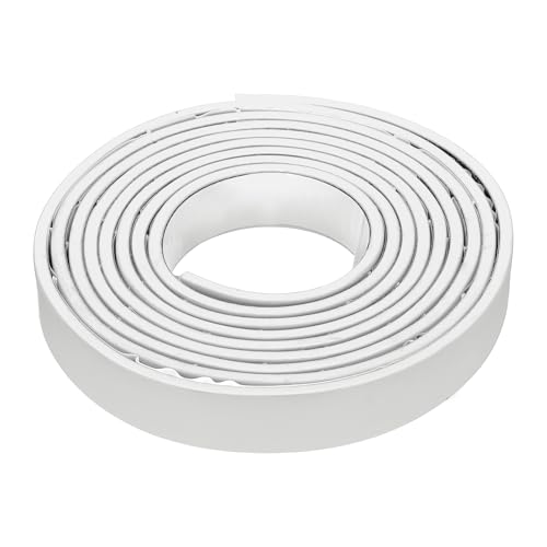 Smoke Fire Seal Strip 9.8Ft 25mm/0.98" Wx 5mm/0.2" T White - color: White, size: 9.8FT x 25mm / 0.98" W x 5mm / 0.2" T