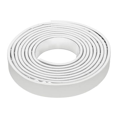 Smoke Fire Seal Strip 9.8Ft 25mm/0.98" Wx 5mm/0.2" T White - color: White, size: 9.8FT x 25mm / 0.98" W x 5mm / 0.2" T