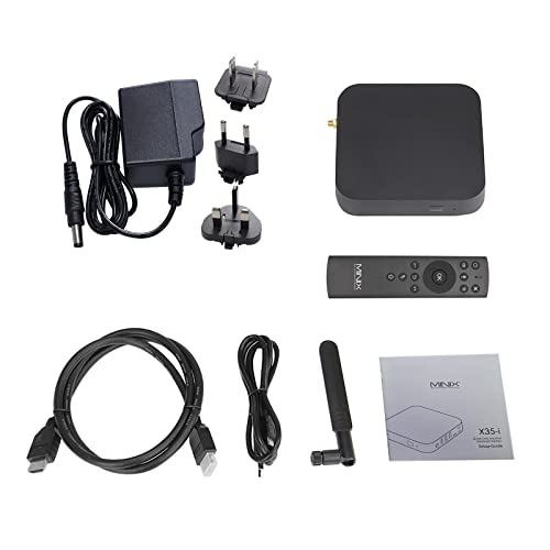 MINIX X35-i Plus 4K Ultra HD Industrial Android Player, WiFi 6/2GB DDR4/32GB eMMC 5.1 /GLAN/Pre-Rooted Firmware/Wake On LAN/Auto Power. Ideal for Digital Signage and Industrial Application. - size: 2GB+32GB/X35-I Plus
