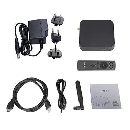 MINIX X35-i Plus 4K Ultra HD Industrial Android Player, WiFi 6/2GB DDR4/32GB eMMC 5.1 /GLAN/Pre-Rooted Firmware/Wake On LAN/Auto Power. Ideal for Digital Signage and Industrial Application. - size: 2GB+32GB/X35-I Plus