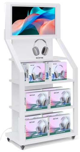 Displays2go 32” Digital Product Display Shelves