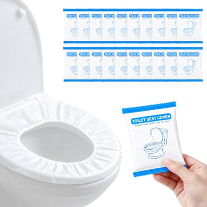 50 Pack Disposable Toilet Seat Covers for Travel Public Toilet Hospital - size: 50 PC