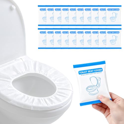 50 Pack Disposable Toilet Seat Covers for Travel Public Toilet Hospital - size: 50 PC
