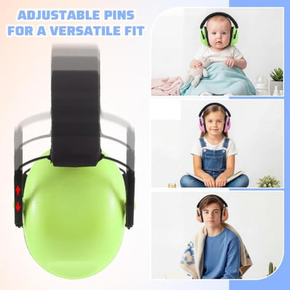 Amylove 12 Pcs Kids Noise Cancelling Headphones Ear Muffs Macaron Style - size: Universal Fit (kids & Adults), style: Macaron Style