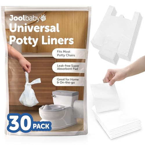 Disposable Potty Liners – Universal Fit for Potty Chairs, Super-Absorbent (30 Count) – Jool Baby - size: 30 Pack
