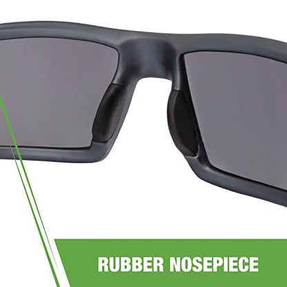 Crossfire Safety Glasses - color: Aluminum Gray / Smoke