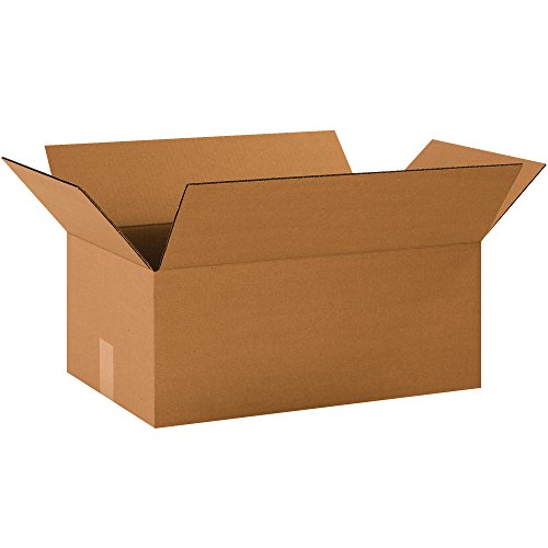 BOX USA 20 x 12 x 8 Corrugated Cardboard Boxes, Medium 20"L x 12"W x 8"H, Pack of 60 | Shipping, Packaging, Moving, Storage Box for Home or Business, Strong Wholesale Bulk Boxes - size: 60 Pack
