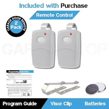 2X Gate Opener Remote for Multi-Code 308911, 300MHz, 10 Dip Switch - color: Two