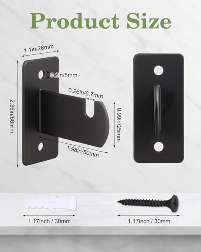 12 Pcs Gridwall Mount Brackets with Screws - style: 12 PCS