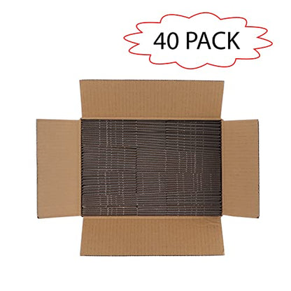 Calenzana 6x4x3 Shipping Boxes Set of 40, White Corrugated Cardboard Box for Mailing Packing Gifts Small Business - size: 6x4x3, style: 40 Pack