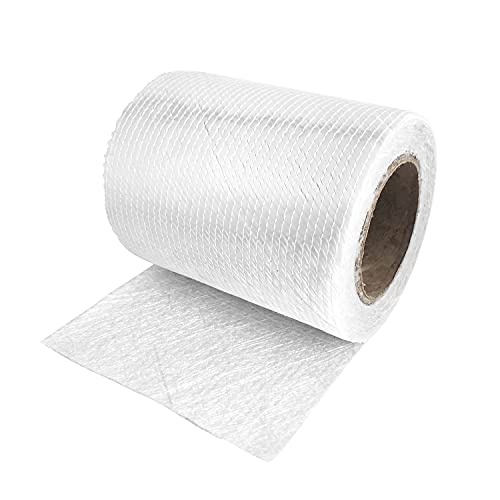 1708 Fiberglass Cloth Roll | 6" Wide by 360" (10 Yards) | Molding Roofing Boat Marine Repair | Resin & Epoxy Compatible | Roll Package (6 inch 1708 Fiberglass) - size: 6 inch 1708 fiberglass