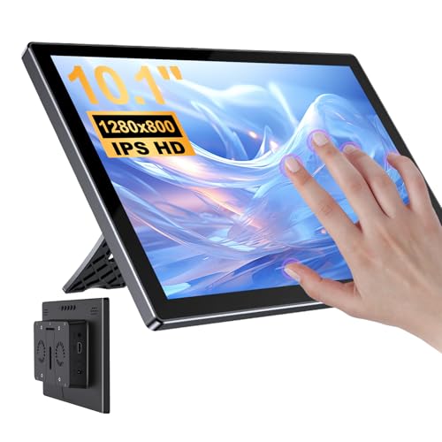 10.1 Inch Touchscreen for Raspberry Pi,1280 * 800,HDMI USB-C(Dark) - color: dark