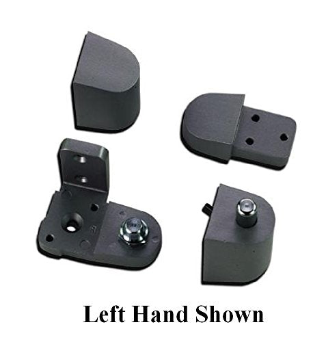 Pittco Style Storefront Door Pivot Hinge Set, Left Hand, Bronze - size: Left Hand, style: Duronotic Bronze