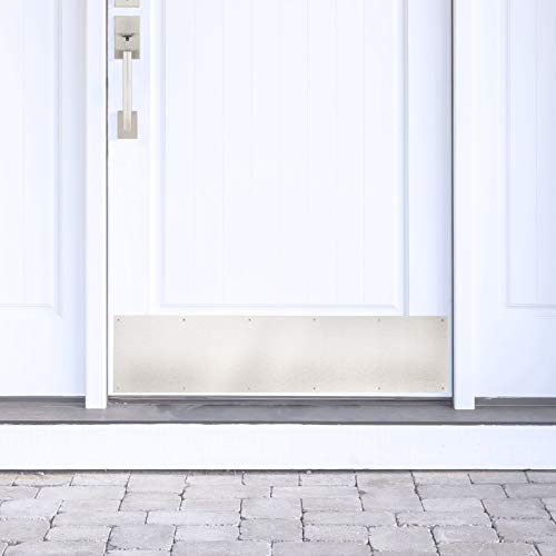 National Hardware N270-316 Kickplate in Satin Nickel, 8" x 34" - color: Satin Nickel, size: 8" x 34"