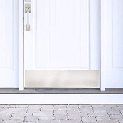 National Hardware N270-316 Kickplate in Satin Nickel, 8" x 34" - color: Satin Nickel, size: 8" x 34"