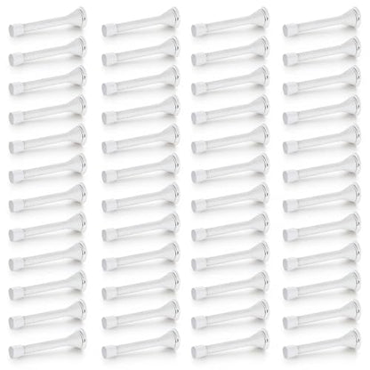 Ravinte Door Stoppers, 48 Pack White Spring Door Stops with Rubber Bumper - color: White